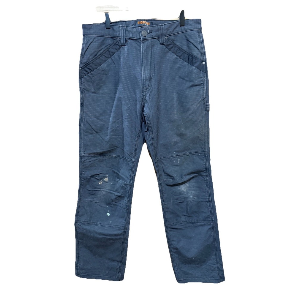 Ridgecut Toughwear Double Knee Ripstop Carpenter Work Pants‎  Distressed 34x32